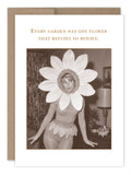 One Flower Birthday Card