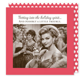  A Little Trouble Holiday Napkin