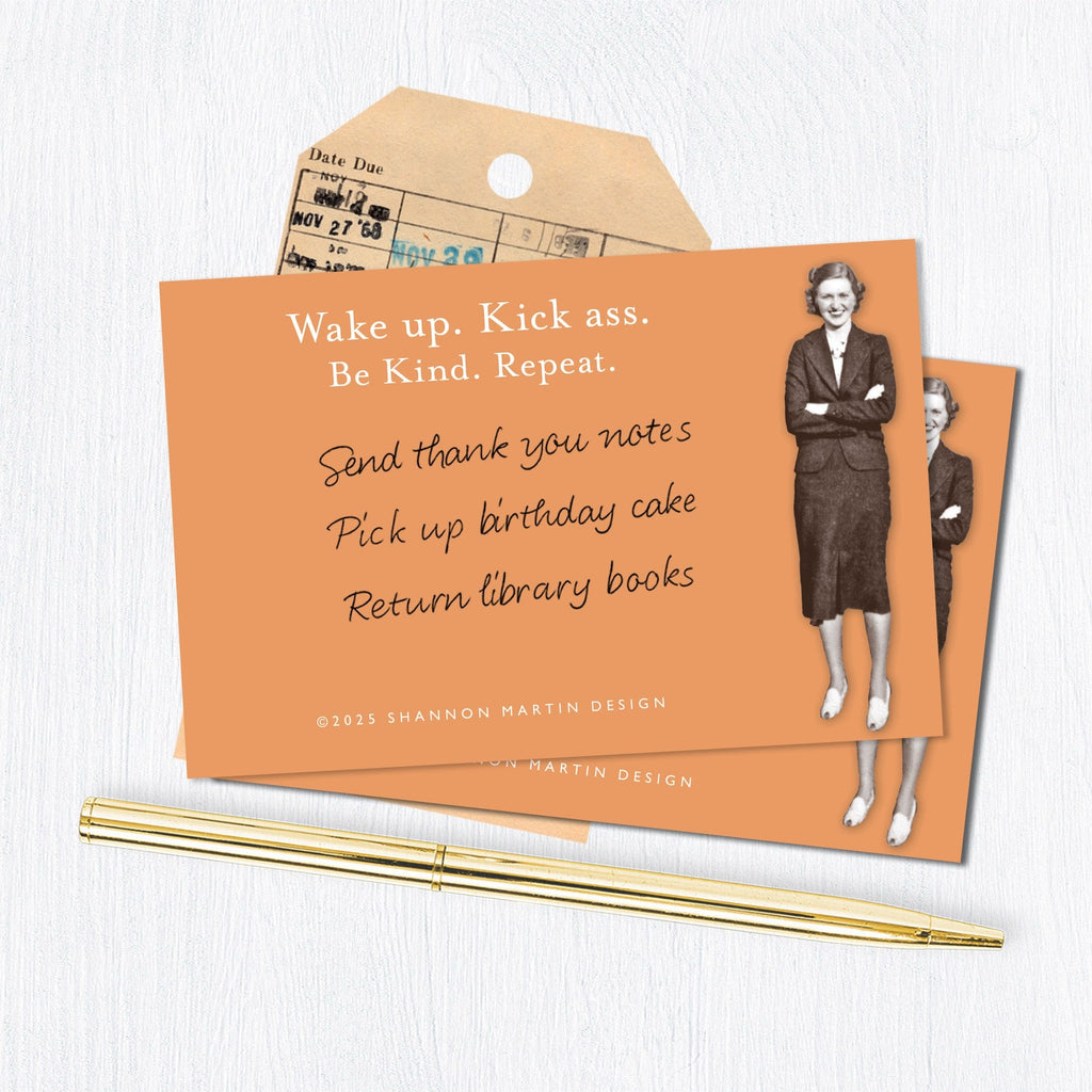 Keep Up Sticky Note Wake Up Sticky Note | Shannon Martin Design