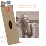 The World Shines Thank You Card