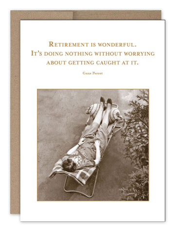 Retirement Is Wonderful Retirement Card