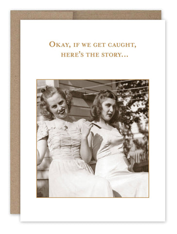 Get Caught Birthday Card