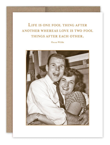 Fool Things Anniversary Card