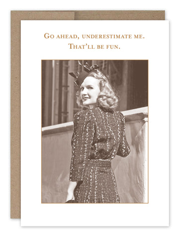 Go Ahead Birthday Card