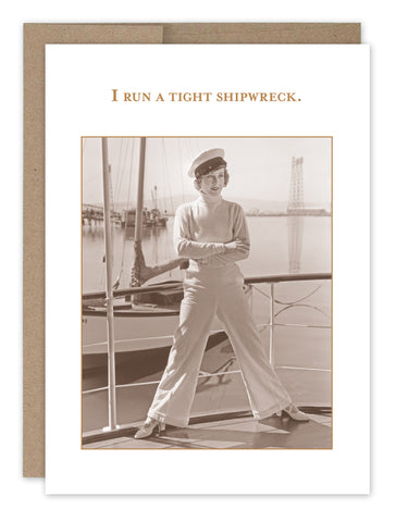 Tight Shipwreck Birthday Card