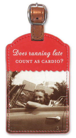 count as cardio Luggage Tag