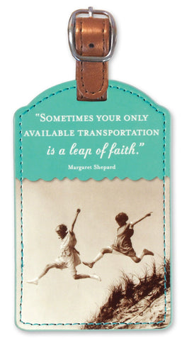leap of faith Luggage Tag
