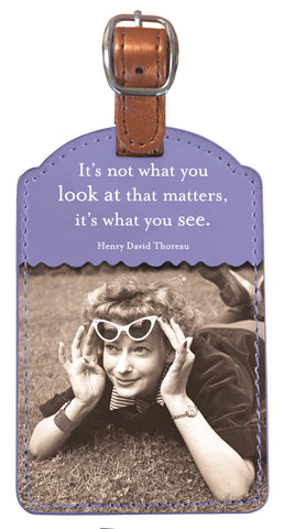 What You See Luggage Tag