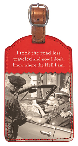 NEW! Road Less Traveled Luggage Tag